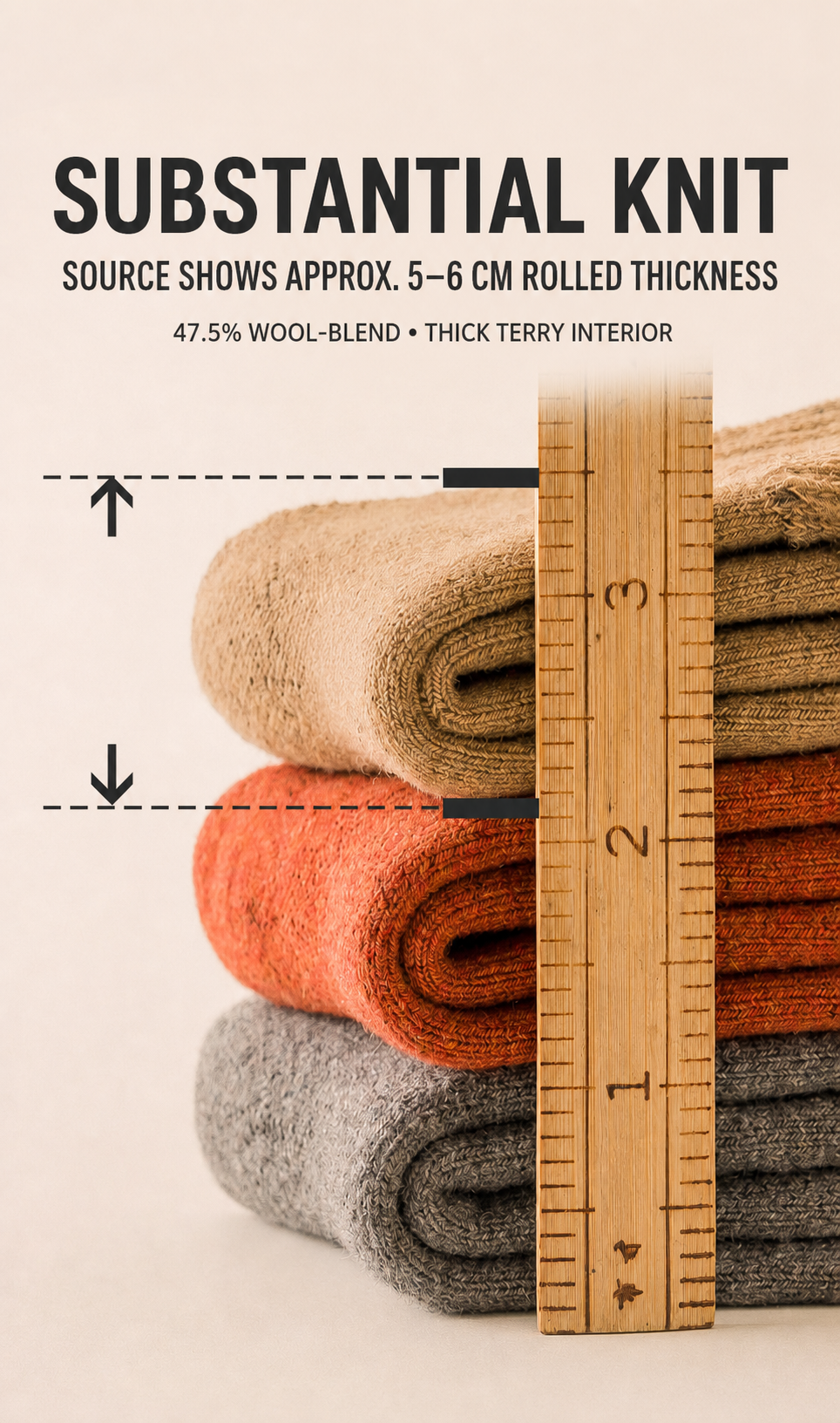 Main V3 02 — Women's wool-blend winter socks
