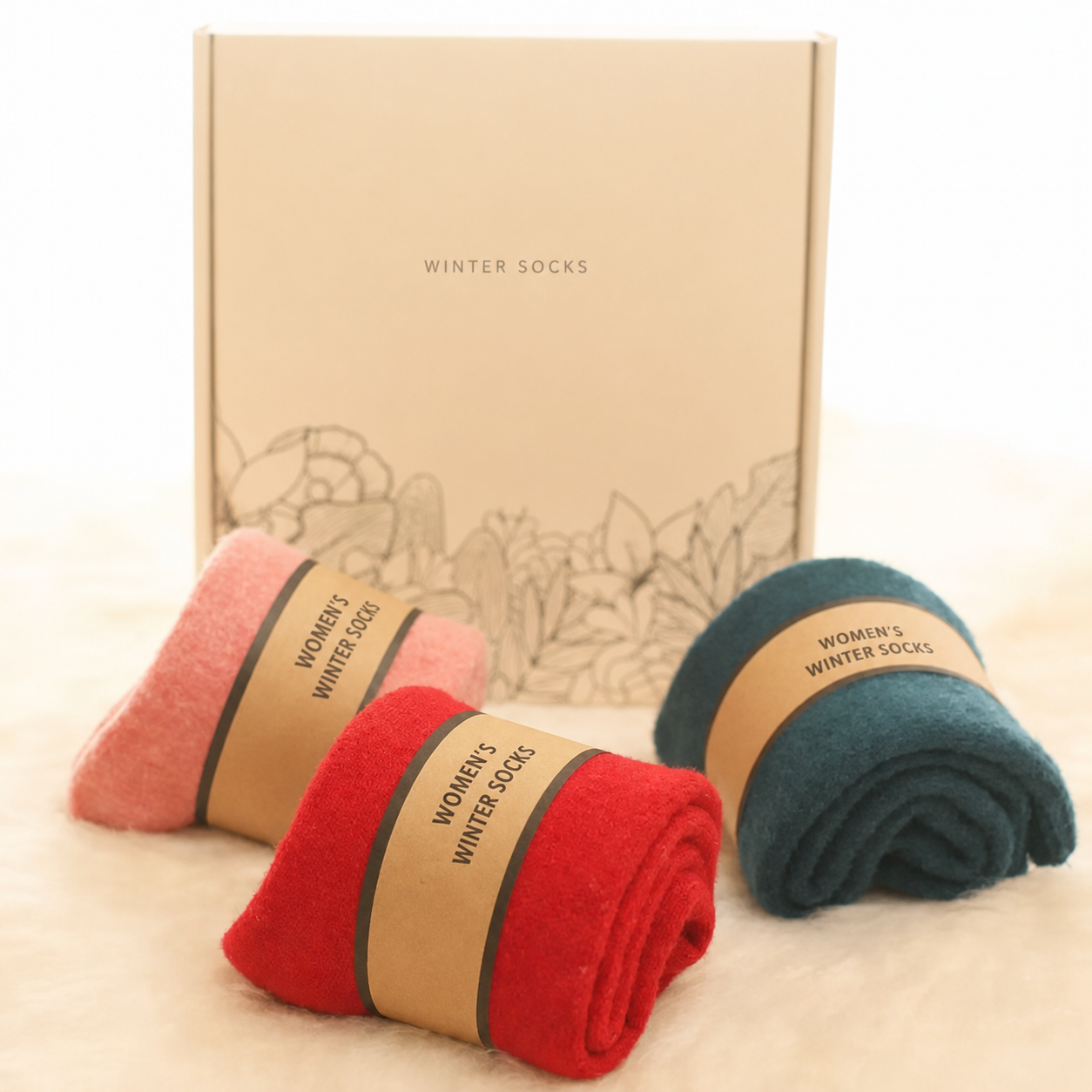 [WOMEN-SOURCE:557008560746] MAIN 02 Women winter sock packaging