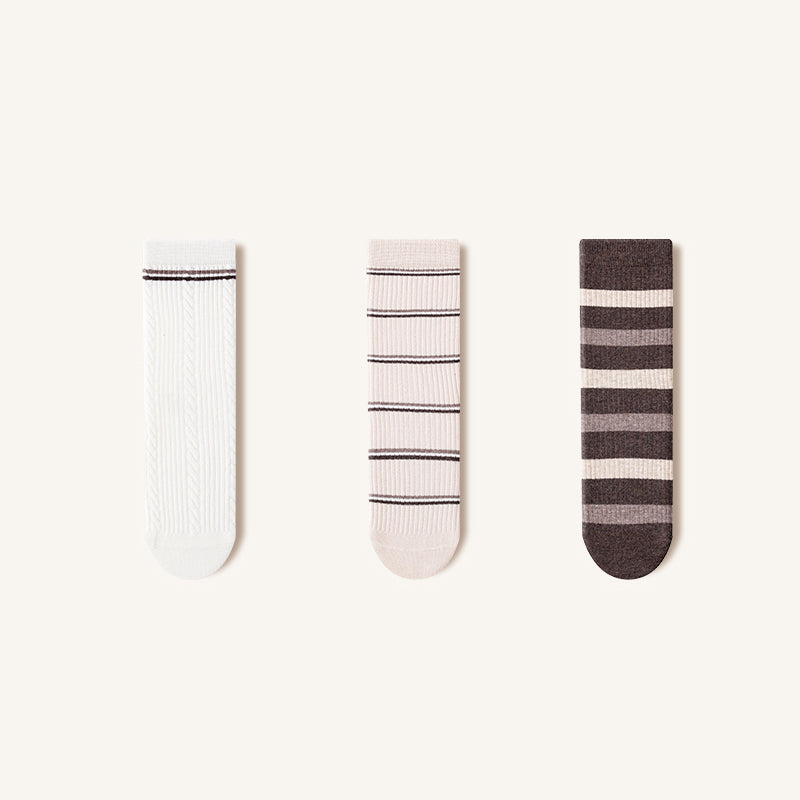 Striped Color-block Women's Socks