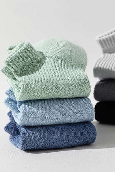 Men's Ankle Terry Sports Fitness Socks Long Staple Cotton