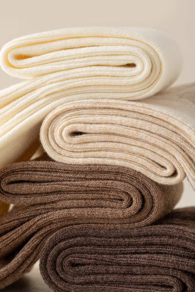 Women's Calf Socks - Premium Long Staple Cotton 2 Pairs Pack | Solid Color