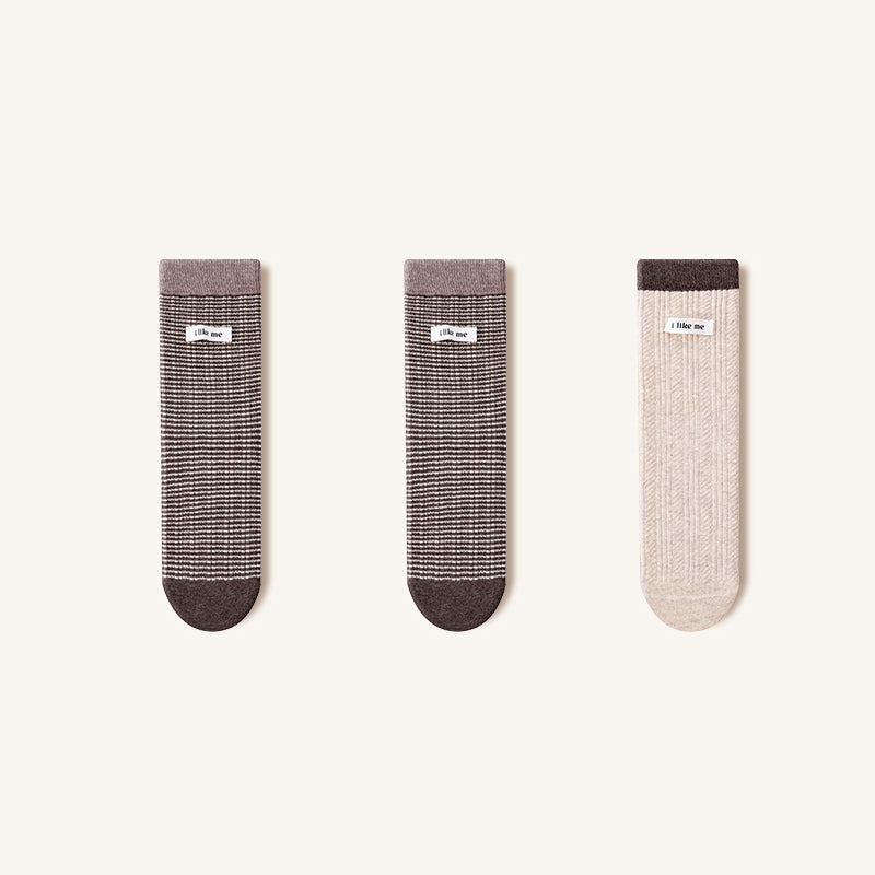 Striped Color-block Women's Socks