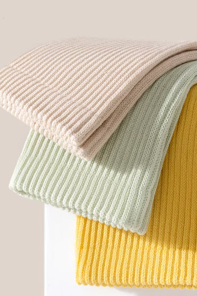 Women's Crew Socks Long Staple Cotton 4 Pairs Five-Toe Socks Solid Color