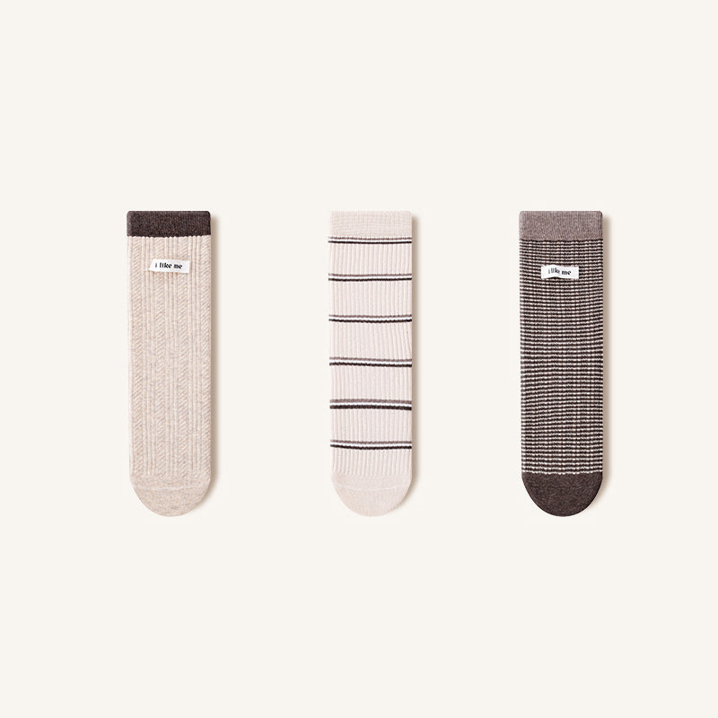 Striped Color-block Women's Socks
