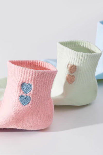 Women's Ankle Yoga Socks Long Staple Cotton 1 Pair Silicone Gripper Sole