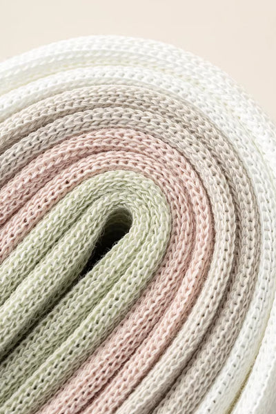 Women's Crew Socks Long Staple Cotton Split Toe Tabi 4 Pairs Solid Color