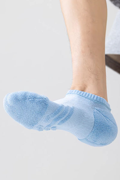 Men's Ankle Terry Sports Fitness Socks Long Staple Cotton