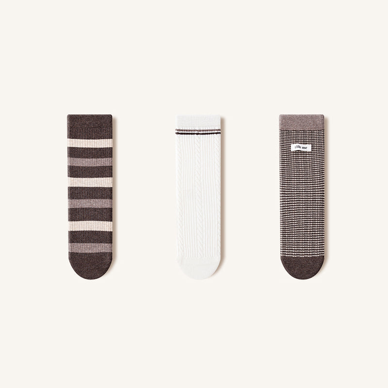 Striped Color-block Women's Socks