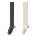 Women's Calf Socks Wool 2 Pairs Solid Color