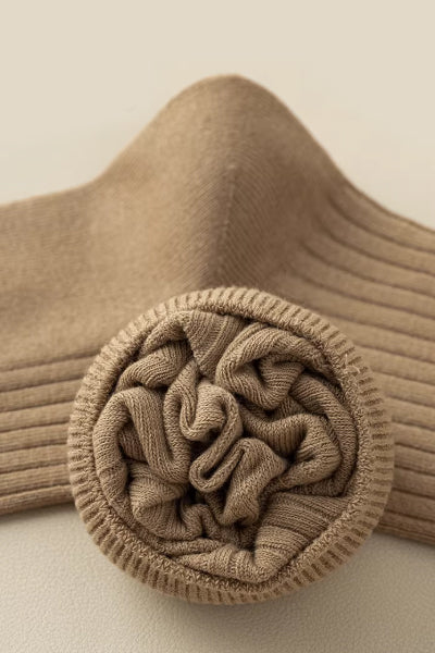 Women's Crew Socks - Premium Long Staple Cotton 5 Pairs Pack | Striped Design