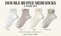 White + Khaki + Beige + Heather Gray - 4-pair set, EU 35–39, approx. US women's 5–9
