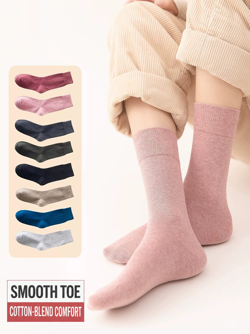 HYY 623778085351 gallery 1 — cotton-blend crew socks