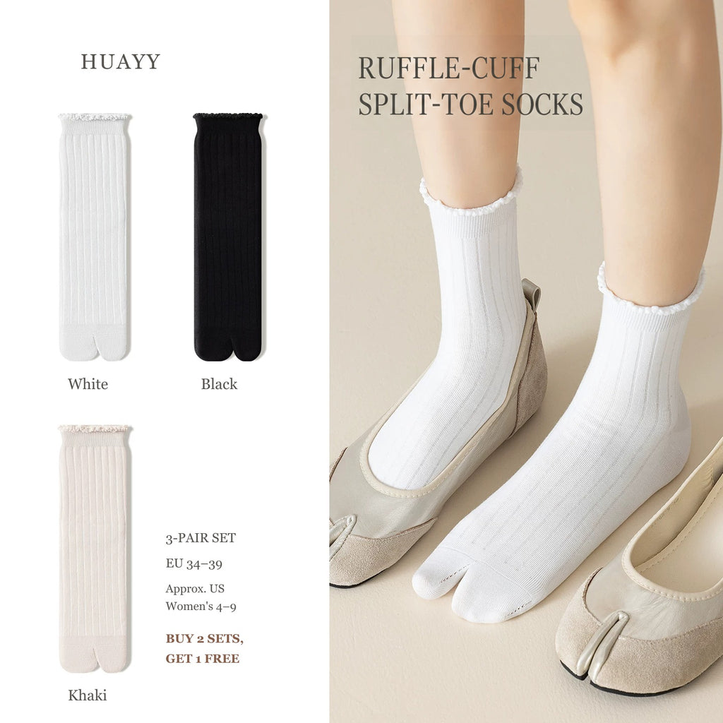 SKU Portrait 6129397400127 White + Black + Khaki 3-pair set